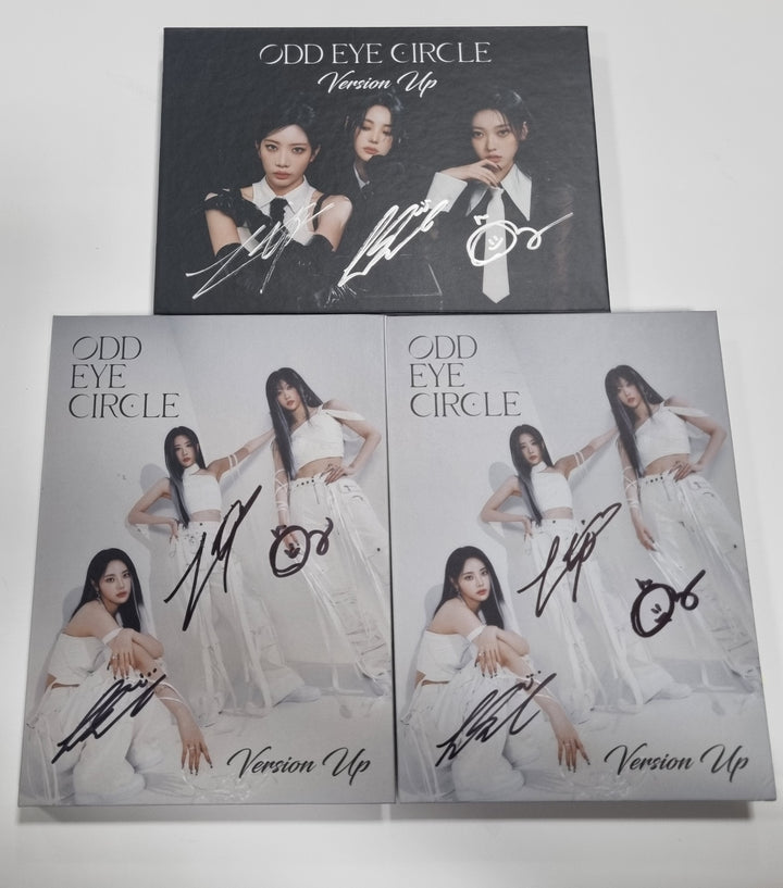 ODD EYE CIRCLE "Version Up"- Hand Autographed(Signed) Promo Album