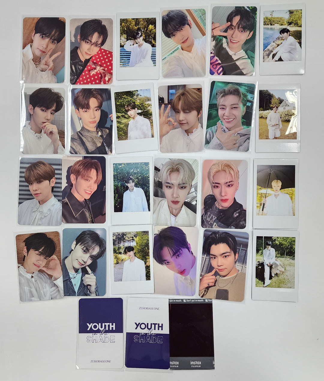 ZEROBASEONE "YOUTH IN THE SHADE" - Jump Up Lucky Draw Event Photocard & Instax Polaroid