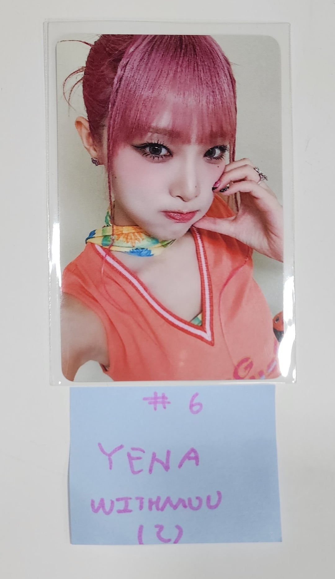 Yena "HATE XX" - Withmuu Fansign Event Photocard