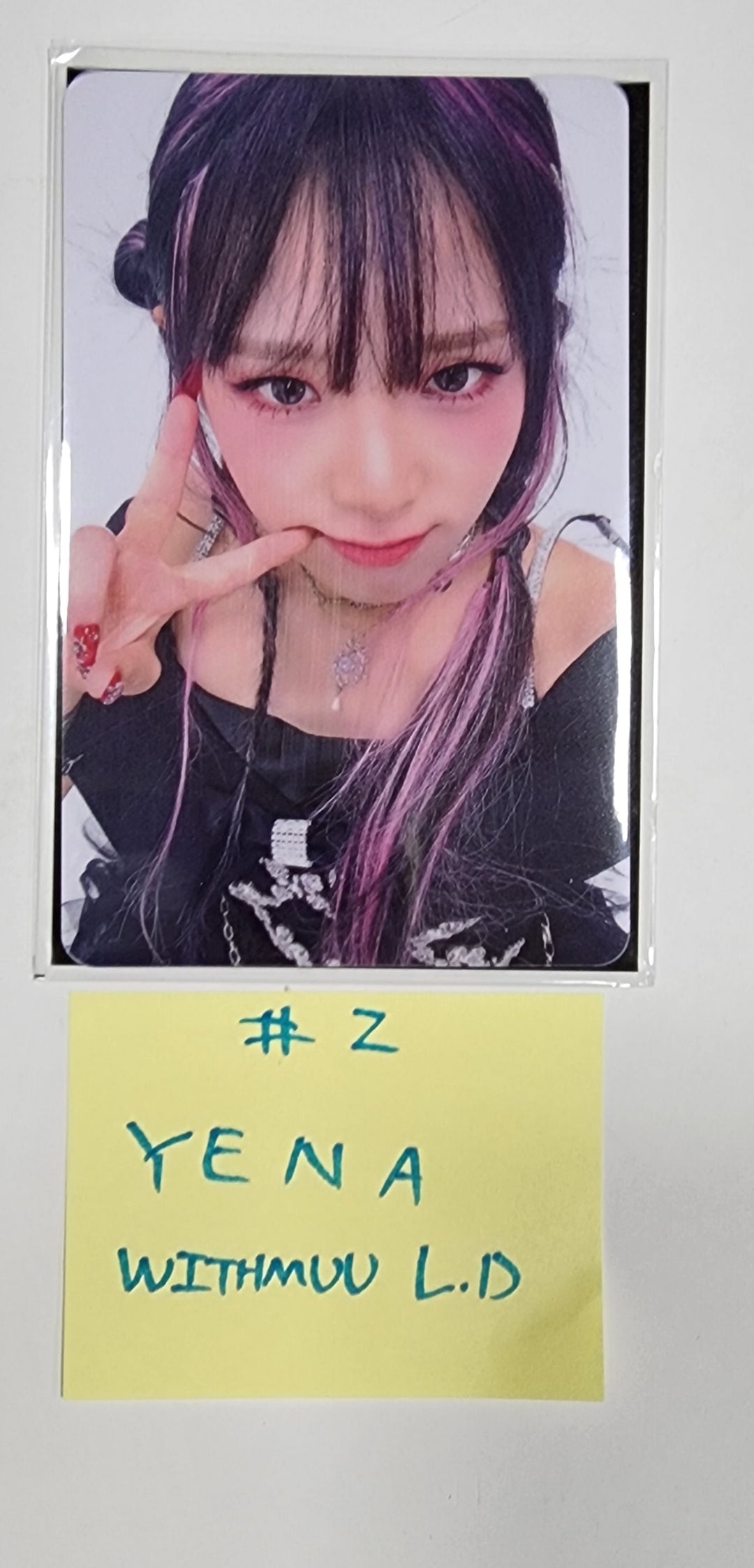Yena "HATE XX" - Withmuu Lucky Draw Event PVC Photocard