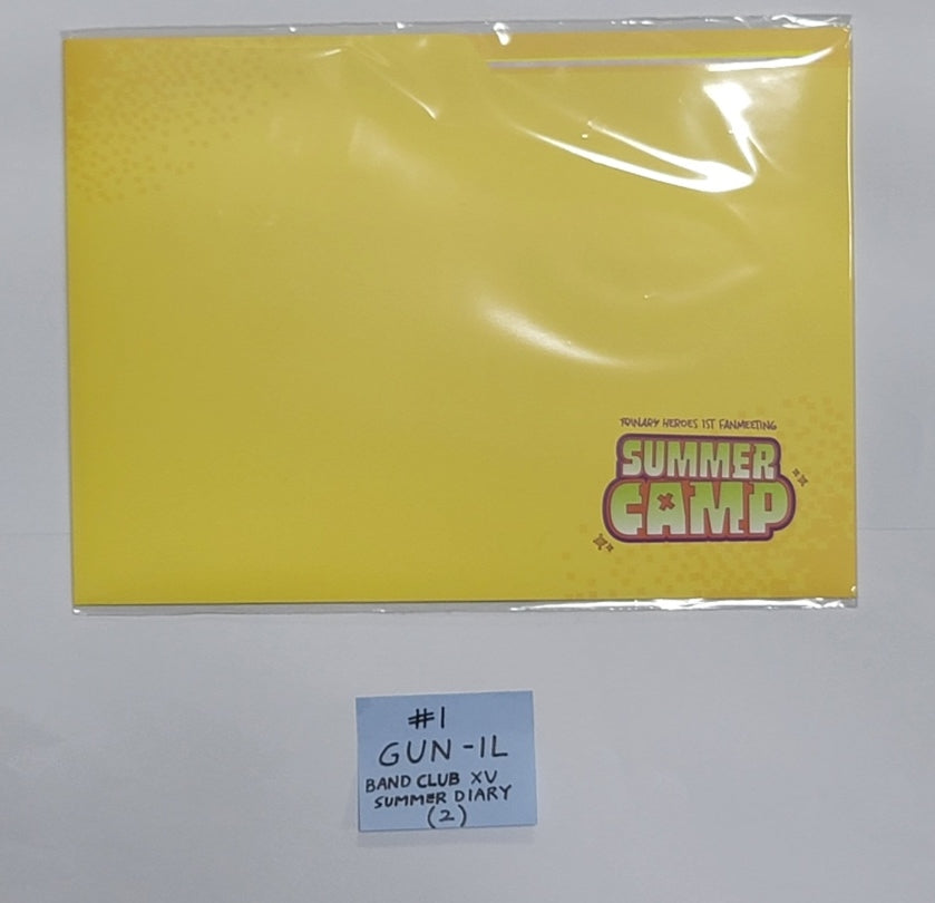Xdinary Heroes 1st Fanmeeting "SUMMER CAMP" - Official MD [Photo Ticket Set, ID Set, Diary, Photocard Holder Set, Postcard Book, Light Stick Strap, Charm, Badge, Keyring]