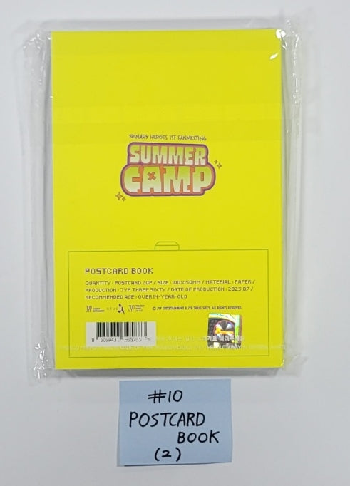 Xdinary Heroes 1st Fanmeeting "SUMMER CAMP" - Official MD [Photo Ticket Set, ID Set, Diary, Photocard Holder Set, Postcard Book, Light Stick Strap, Charm, Badge, Keyring]