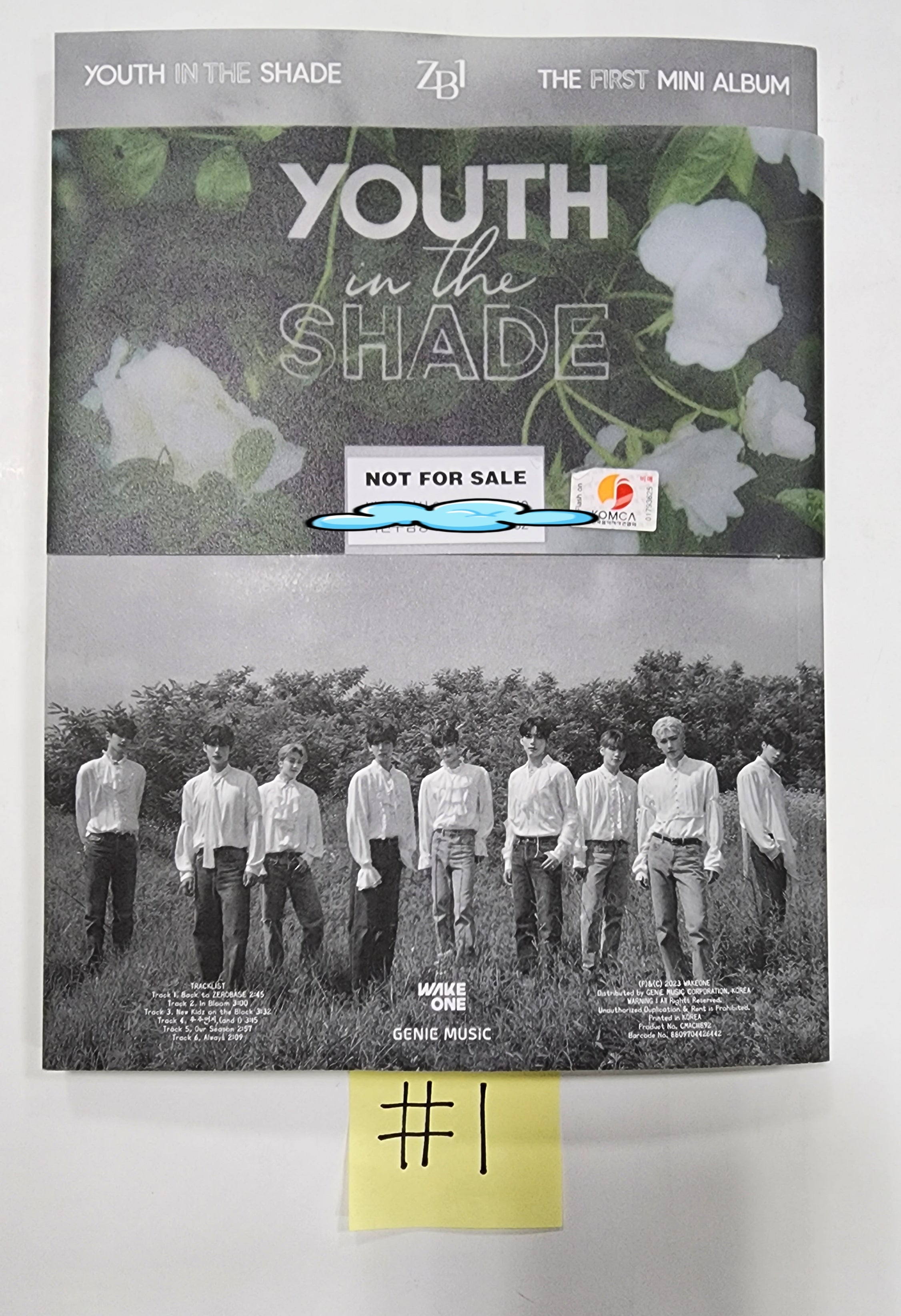 ZEROBASEONE (ZB1) 「YOUTH IN THE SHADE」 - 直筆サイン入りプロモ ...