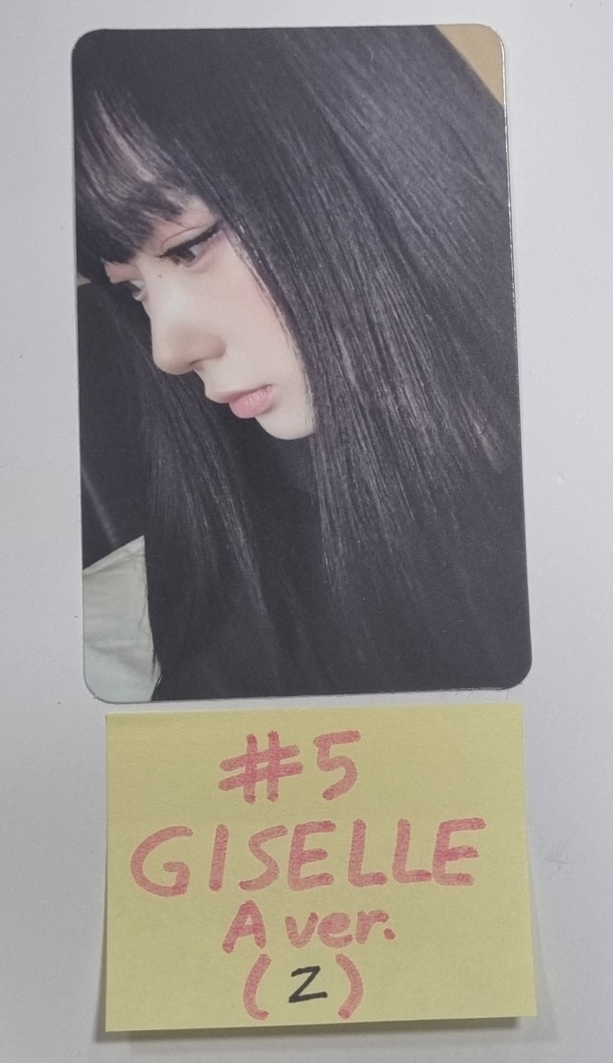 Aespa "MY WORLD" - Official Trading Photocard [A Ver.]