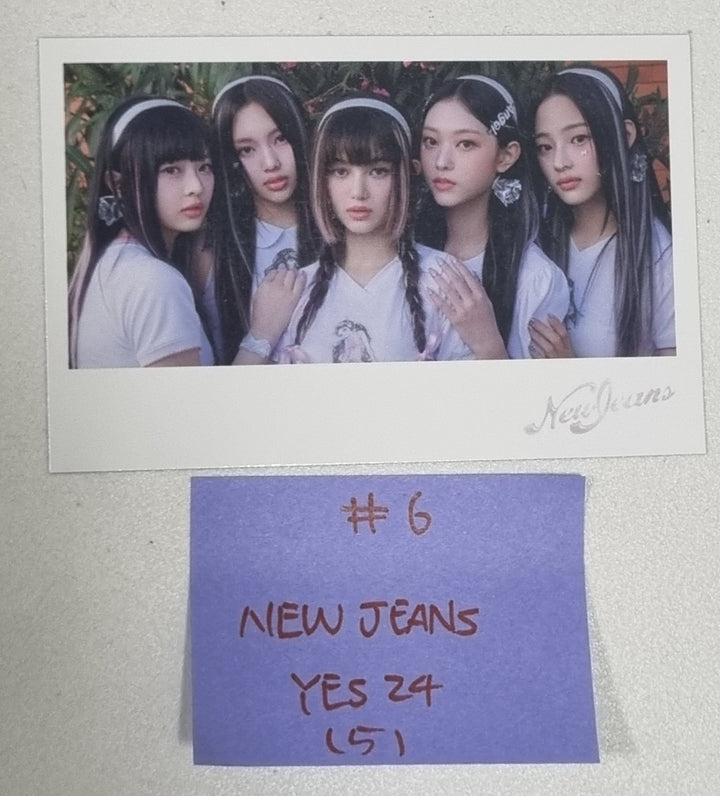 New Jeans "Get Up" 2nd EP - Yes24 Pre-Order Benefit Polaroid Type Photocard, Postcard