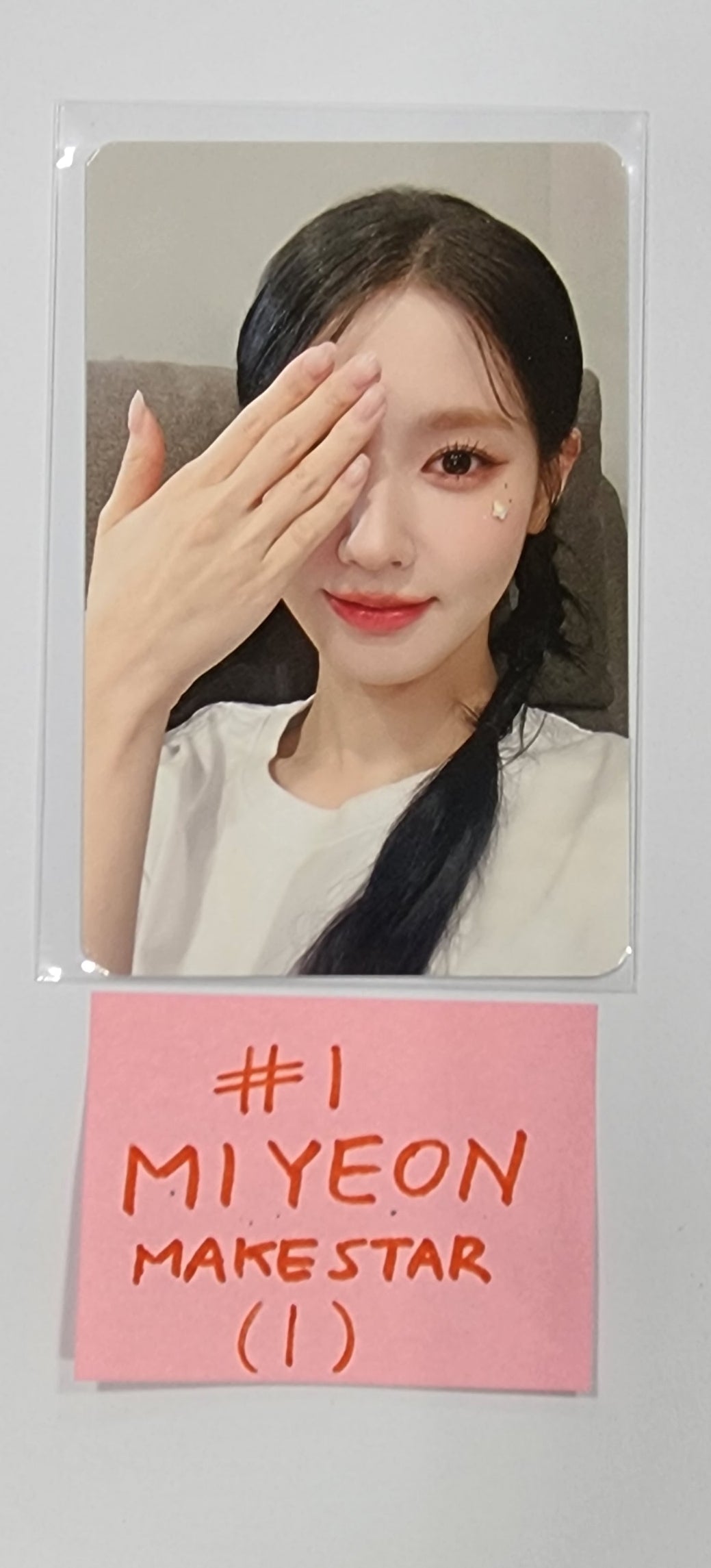 (g) I-DLE "I Feel" - Makestar Fansign Event Photocard Round 3 - HALLYUSUPERSTORE