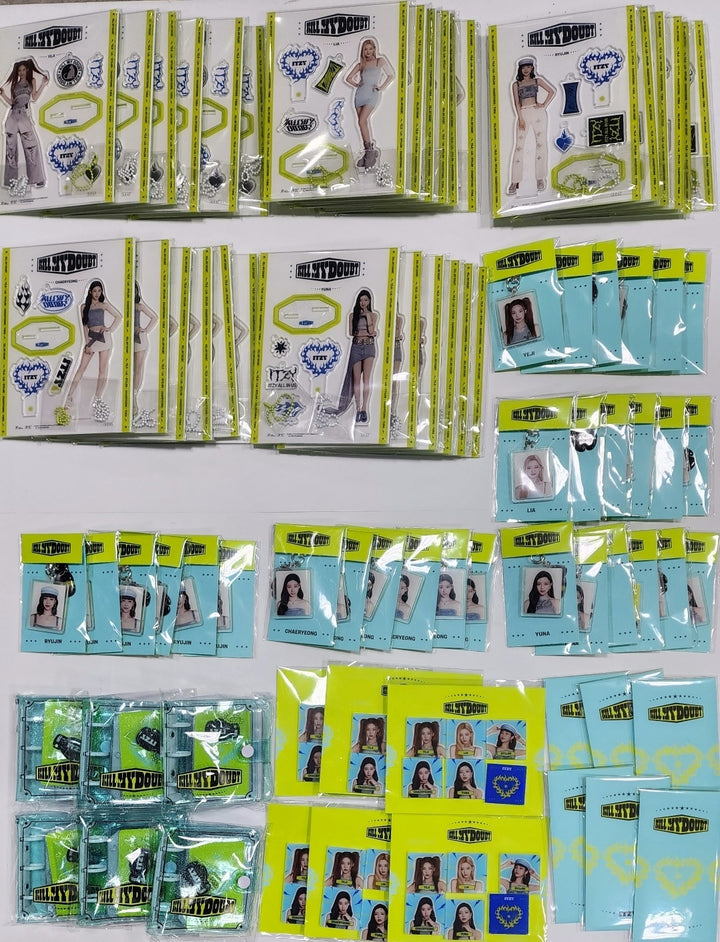 ITZY "Wonder World" 2차 팬미팅 - Official MD [Wonder World 이용권, 포토카드 교환권, 포토카드 홀더, 아크릴키트, 4컷 포토스티커, 포토슬로건] 