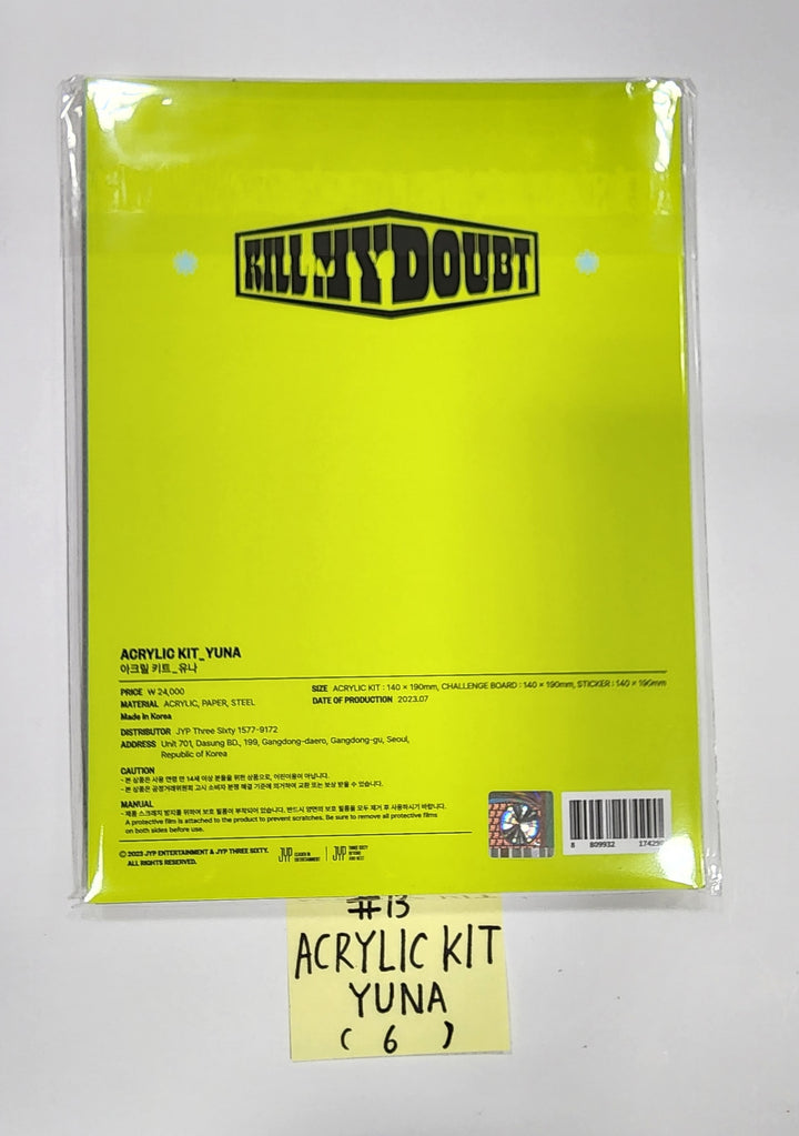 ITZY "KILL MY DOUBT" - Official MD [Collect Book, Acrylic Kit, Special Ticket Set, Acrylic Keyring, Magnet Set]