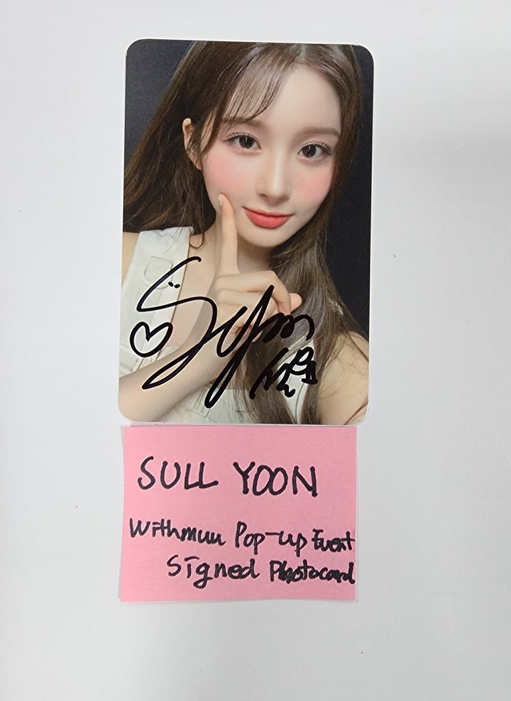 Sullyoon (Of NMIXX) "A Midsummer NMIXX’s Dream" - Hand Autographed(Signed) Photocard
