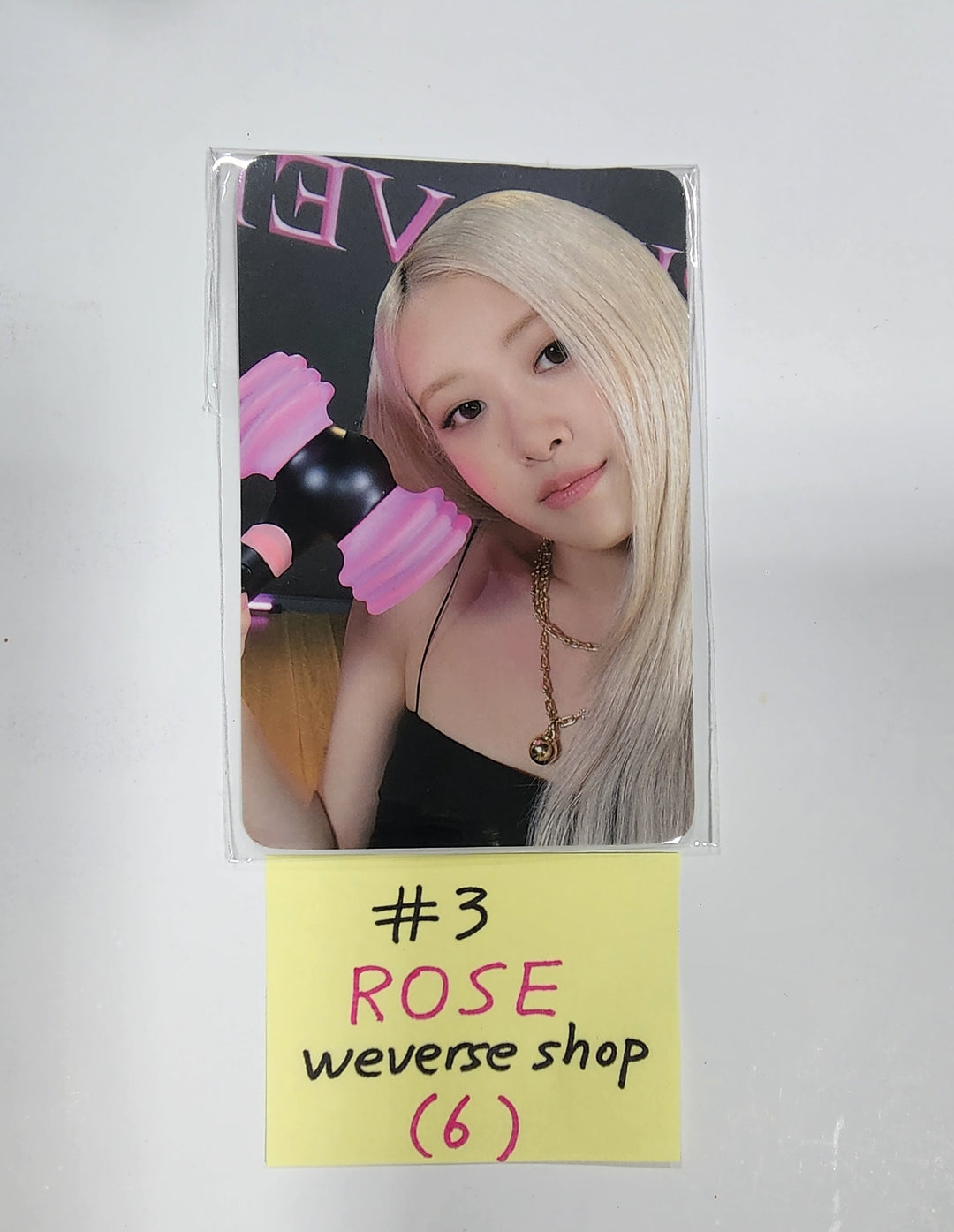BLACK PINK - Official Light Stick Ver.2 Weverse Customer Special Event Photocard