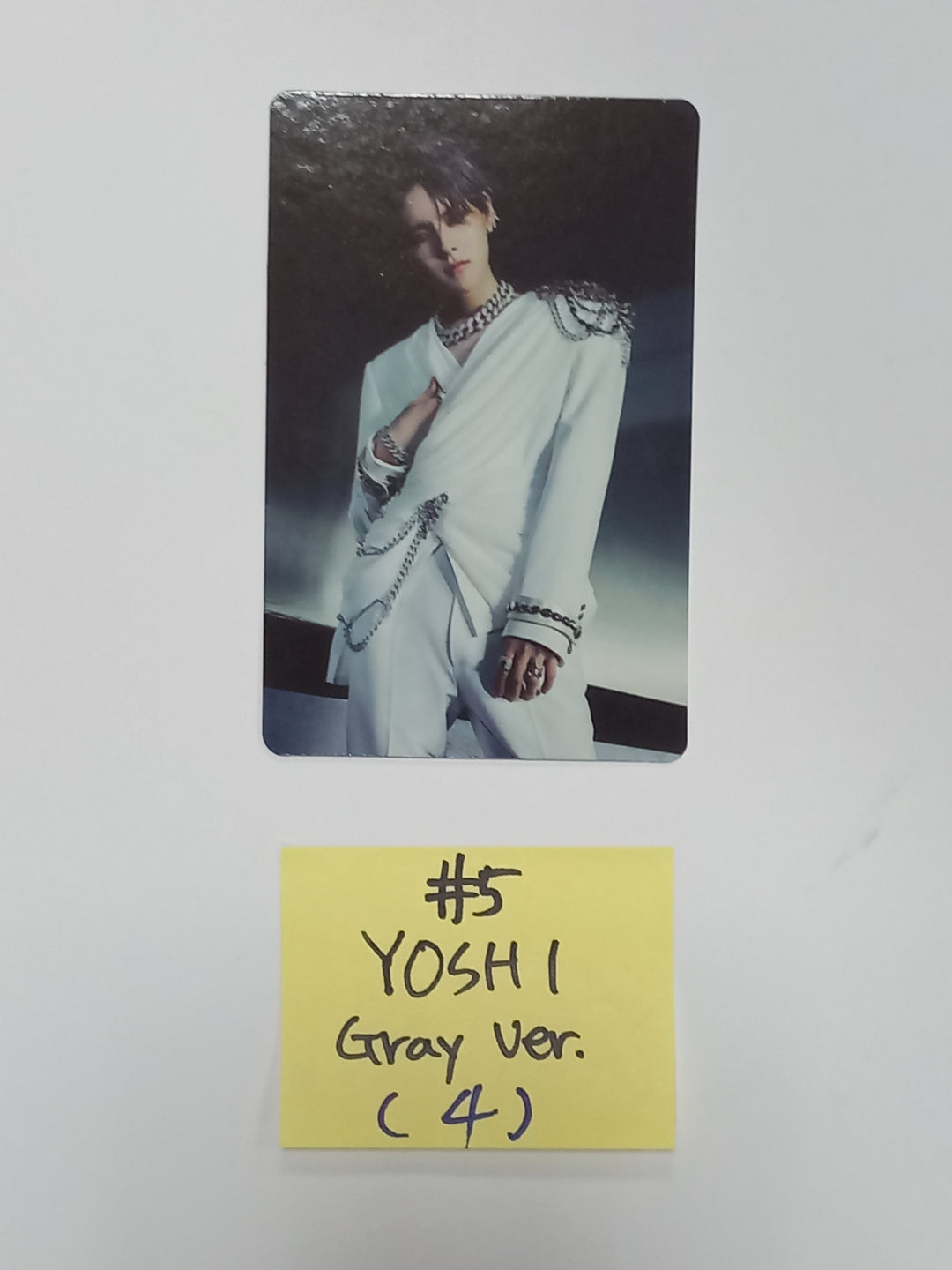 Treasure "REBOOT" - Official Photocard (Gray Ver.) - HALLYUSUPERSTORE