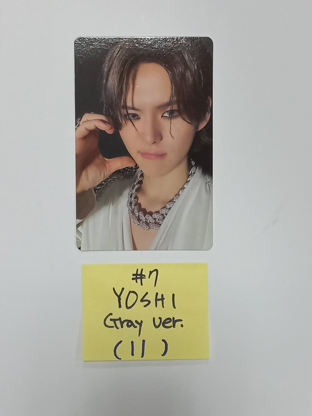 Treasure "REBOOT" - Official Photocard (Gray Ver.) - HALLYUSUPERSTORE