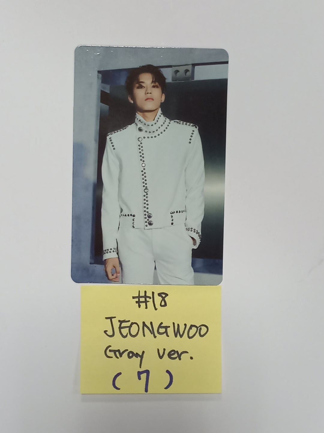 Treasure "REBOOT" - Official Photocard (Gray Ver.) - HALLYUSUPERSTORE