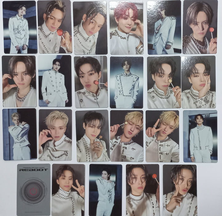 Treasure "REBOOT" - Official Photocard (Gray Ver.) - HALLYUSUPERSTORE