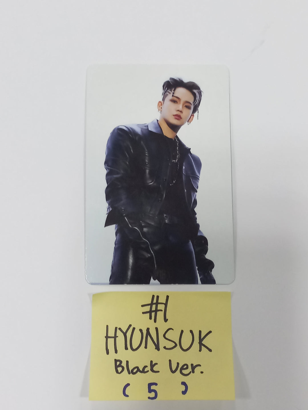 Treasure "REBOOT" - Official Photocard (Black Ver.) - HALLYUSUPERSTORE