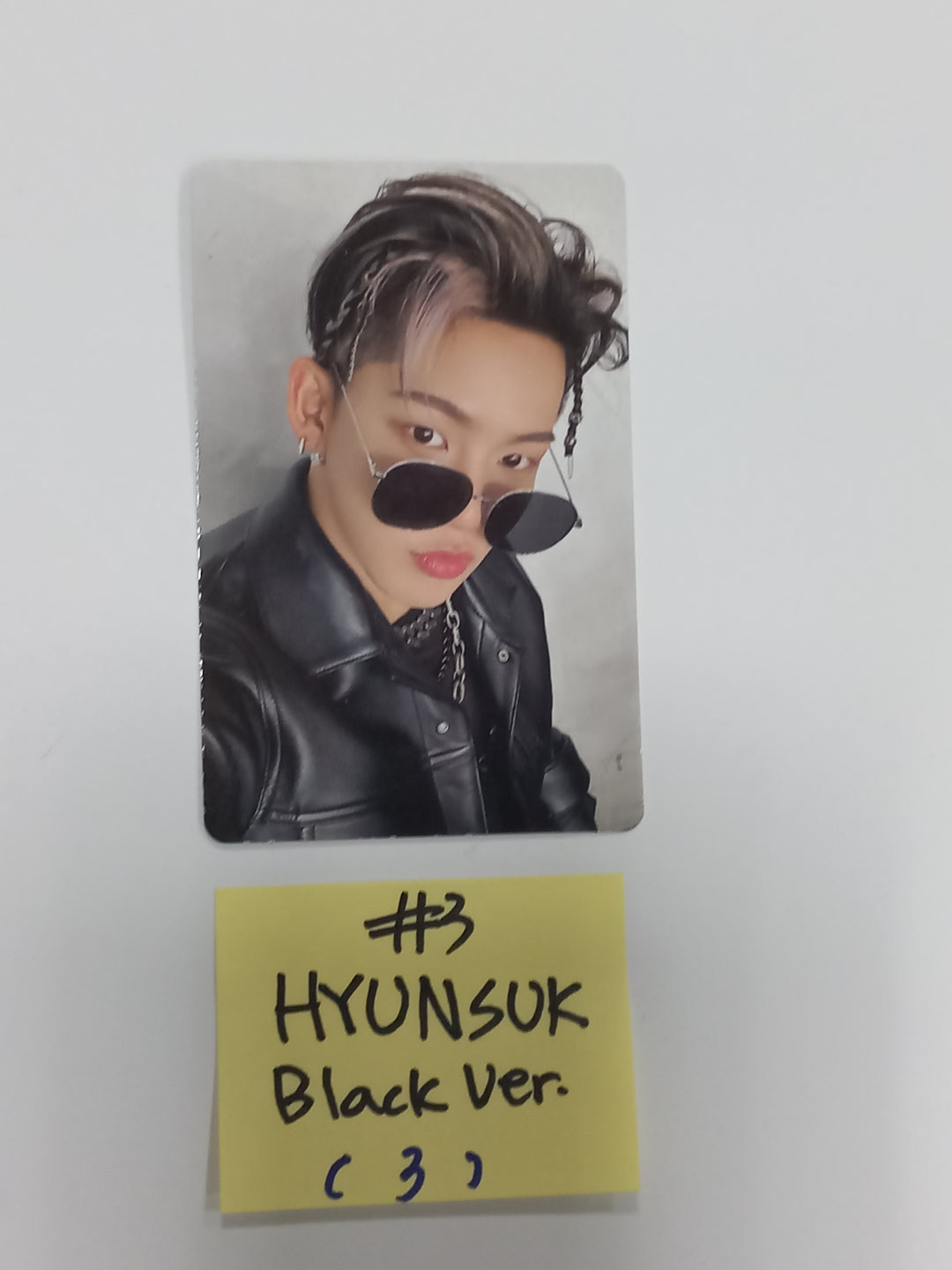 Treasure "REBOOT" - Official Photocard (Black Ver.) - HALLYUSUPERSTORE