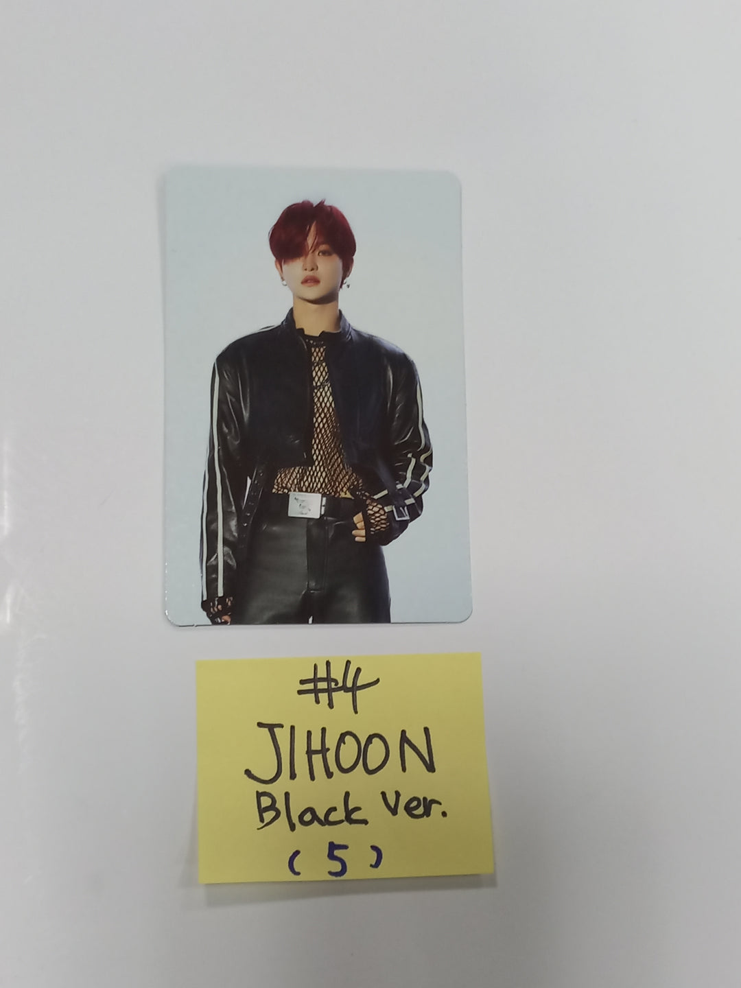 Treasure "REBOOT" - Official Photocard (Black Ver.) - HALLYUSUPERSTORE