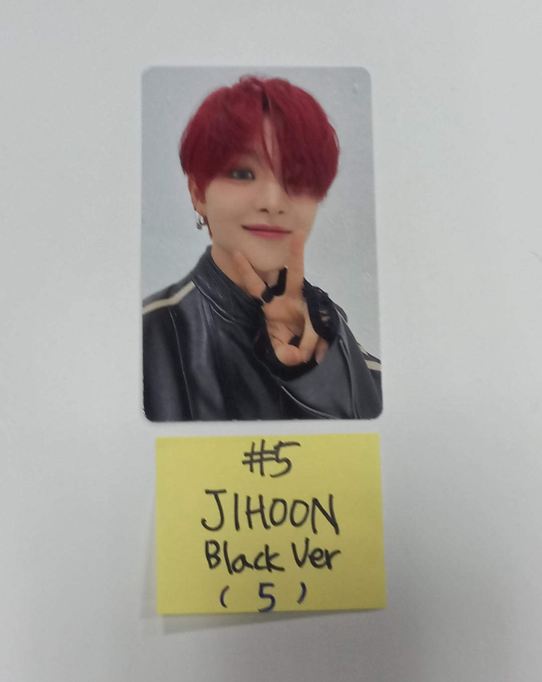 Treasure "REBOOT" - Official Photocard (Black Ver.)