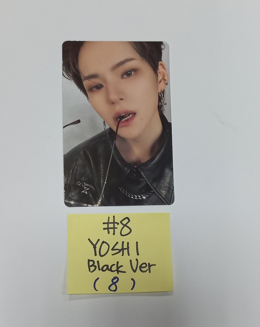 Treasure "REBOOT" - Official Photocard (Black Ver.)