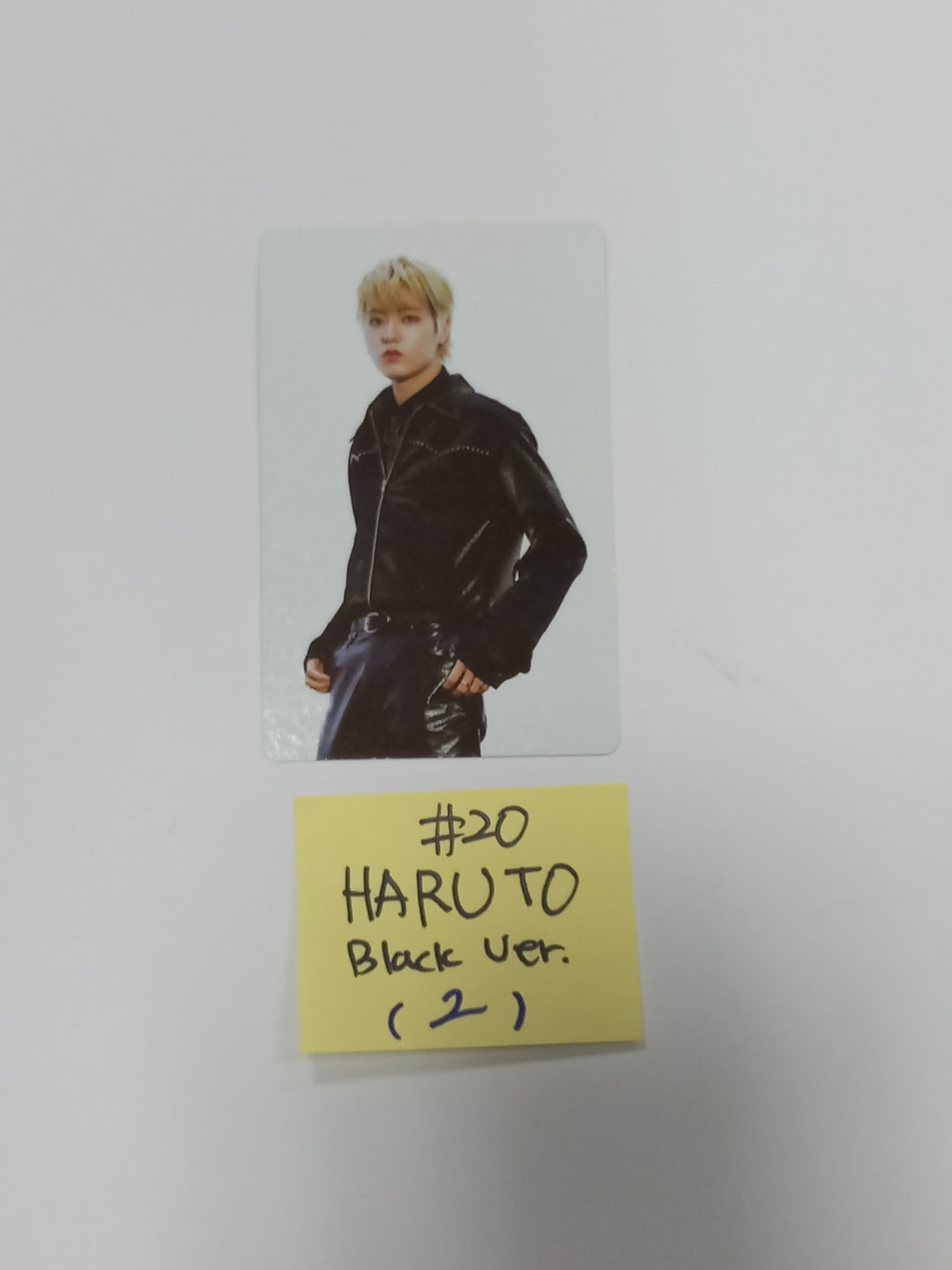 Treasure "REBOOT" - Official Photocard (Black Ver.) - HALLYUSUPERSTORE