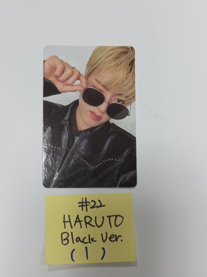 Treasure "REBOOT" - Official Photocard (Black Ver.) - HALLYUSUPERSTORE