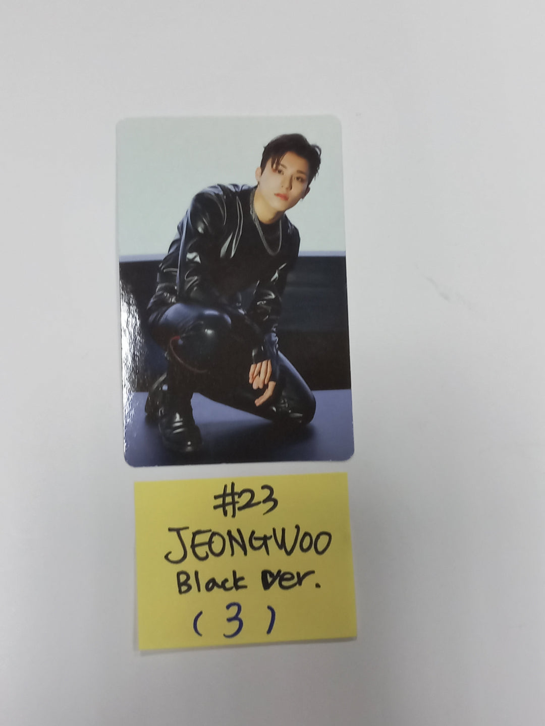 Treasure "REBOOT" - Official Photocard (Black Ver.) - HALLYUSUPERSTORE