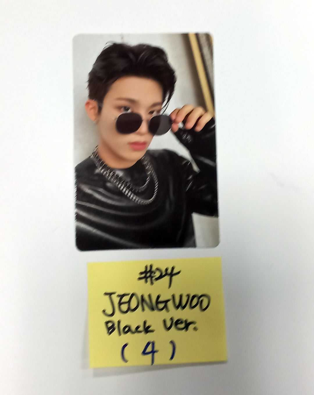 Treasure "REBOOT" - Official Photocard (Black Ver.) - HALLYUSUPERSTORE