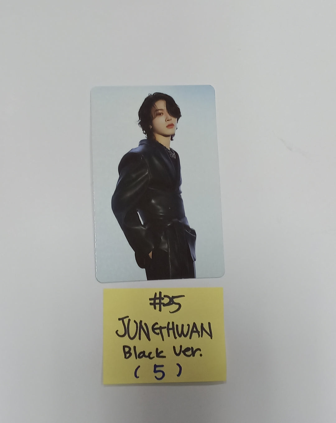 Treasure "REBOOT" - Official Photocard (Black Ver.)