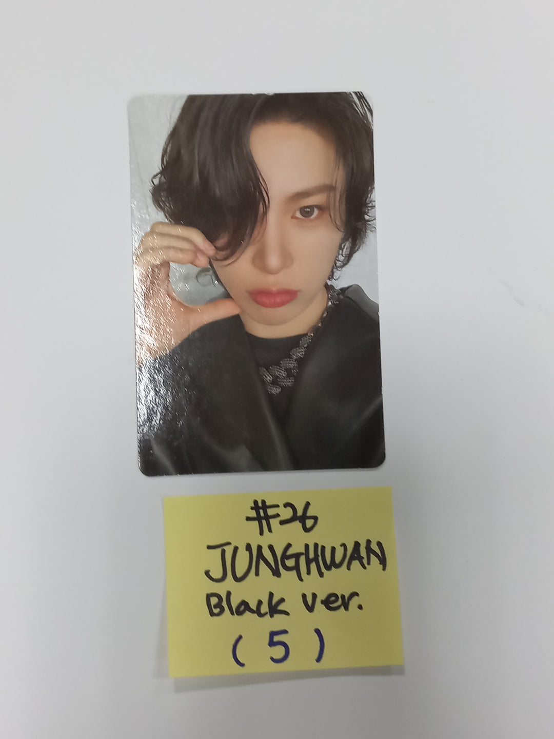 Treasure "REBOOT" - Official Photocard (Black Ver.)