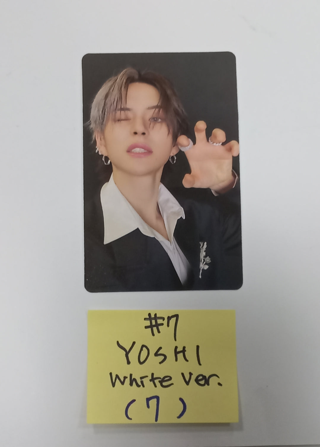 Treasure "REBOOT" - Official Photocard (White Ver.) - HALLYUSUPERSTORE