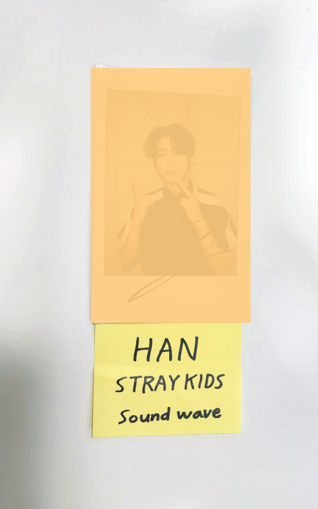 Han (Of Stray Kids) ★★★★★ (5-STAR) - Hand Autographed(Signed) Polaroid