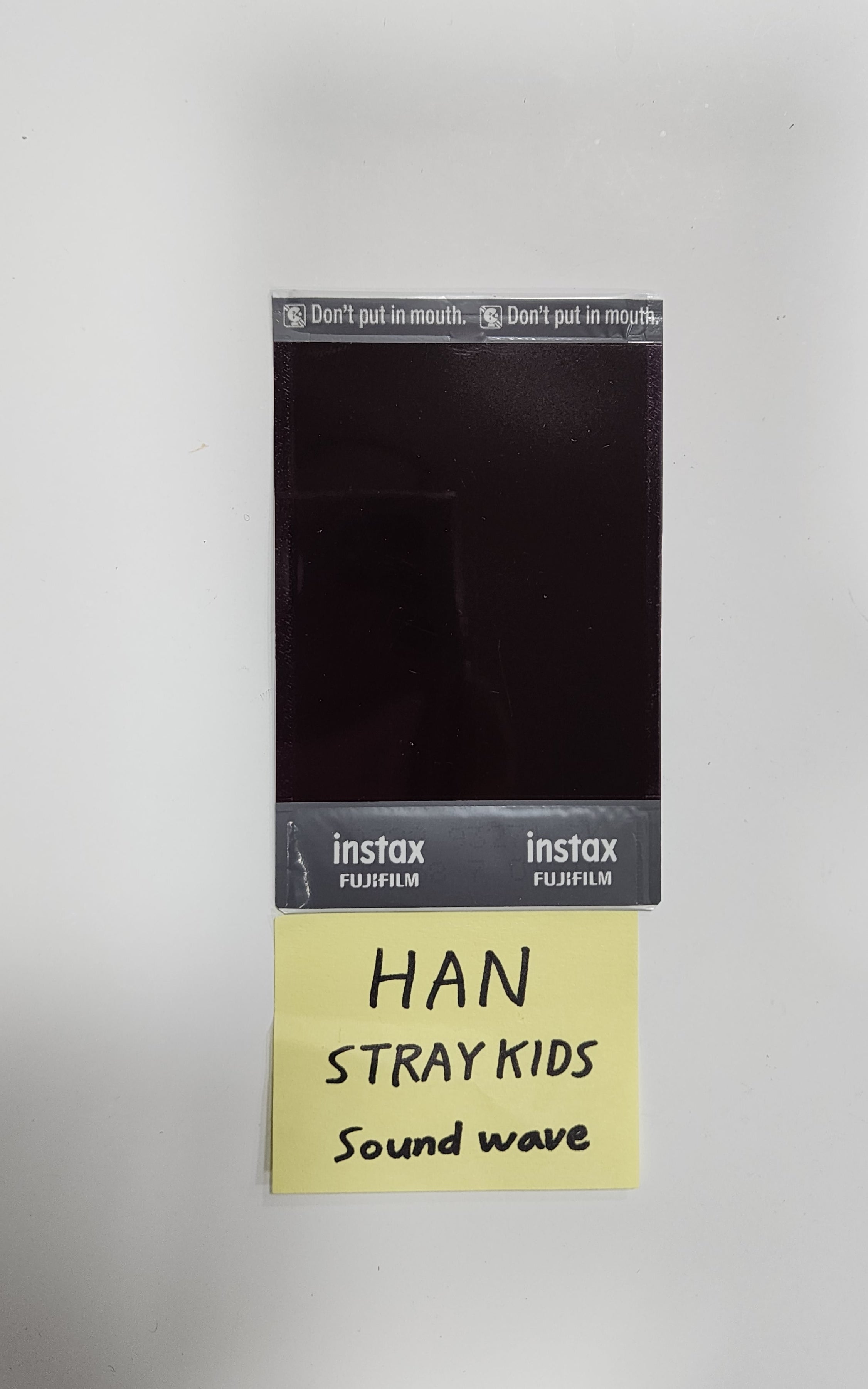 Han (Of Stray Kids) (5STAR) Hand Autographed(Signed) Polaroid