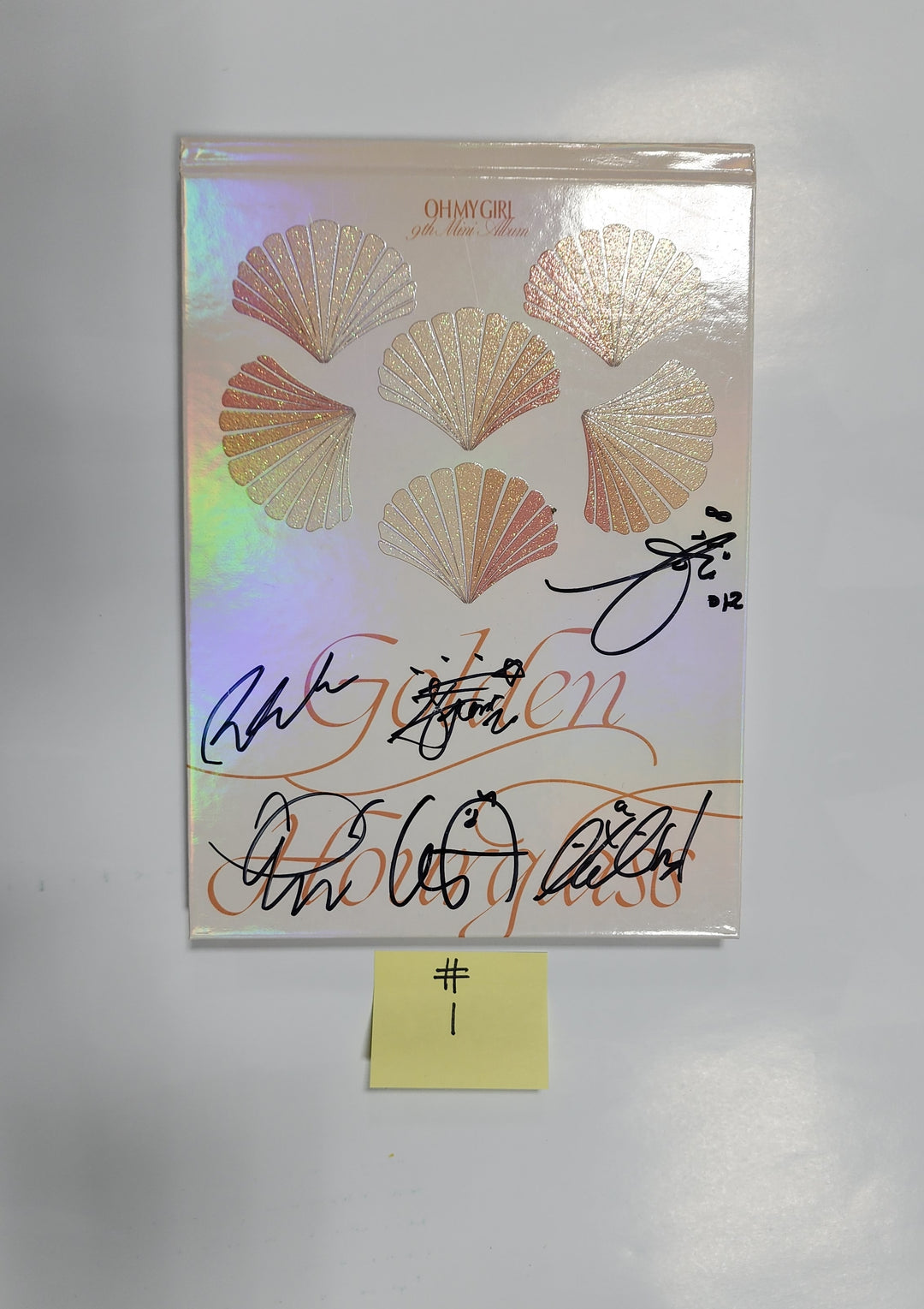 Oh My Girl "Golden Hourglass" - Hand Autographed(Signed) Promo Album