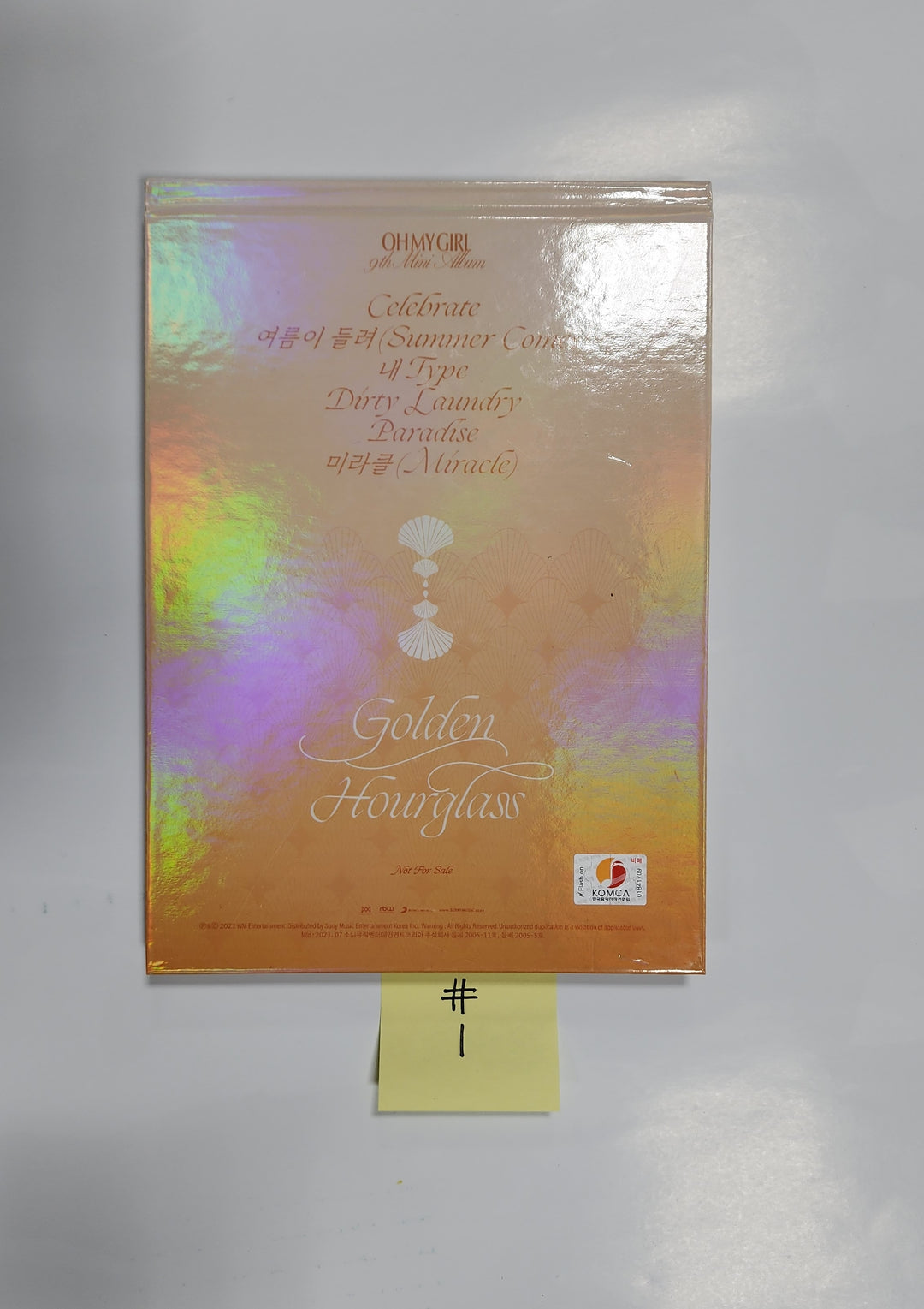 Oh My Girl "Golden Hourglass" - Hand Autographed(Signed) Promo Album