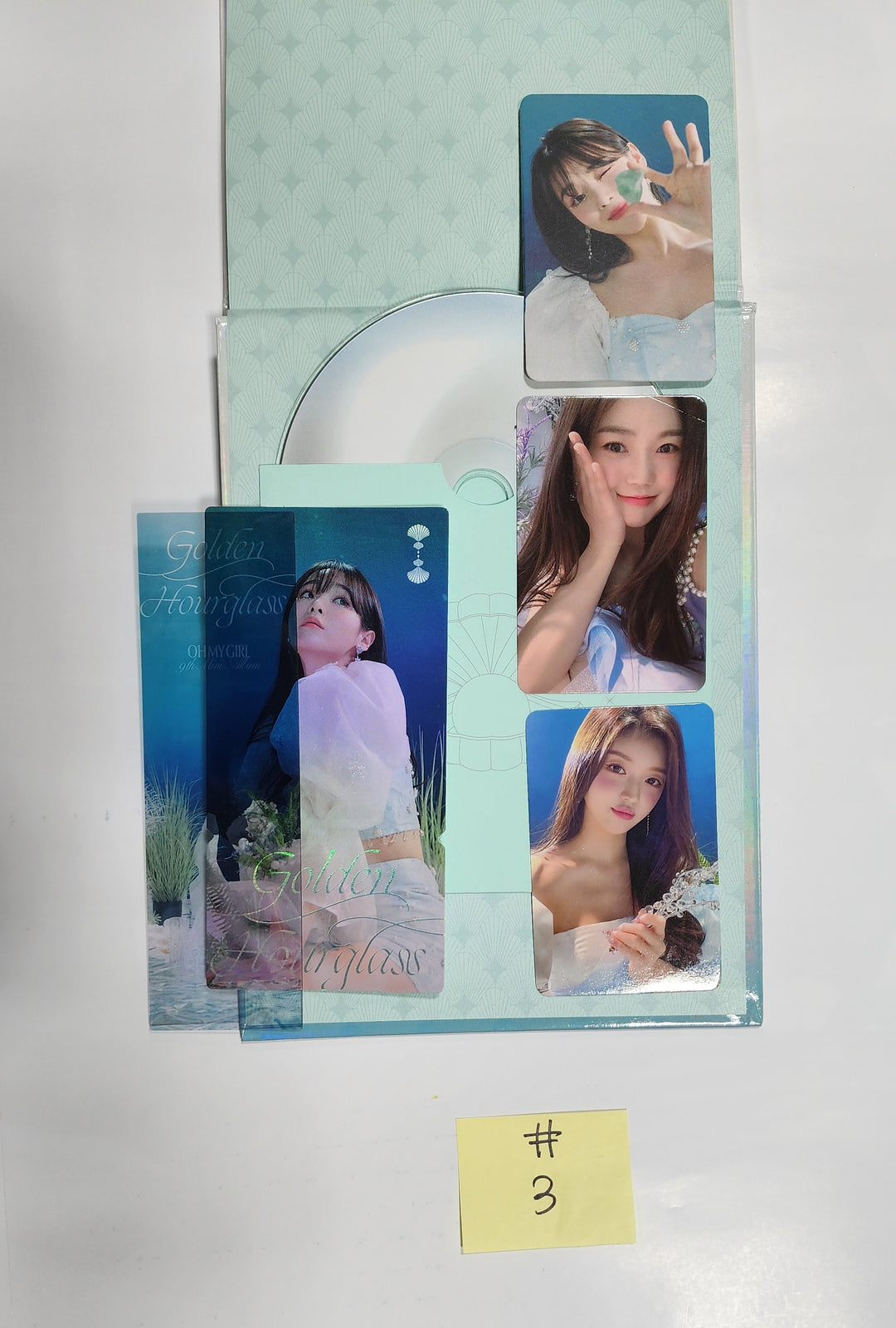 Oh My Girl "Golden Hourglass" - Hand Autographed(Signed) Promo Album