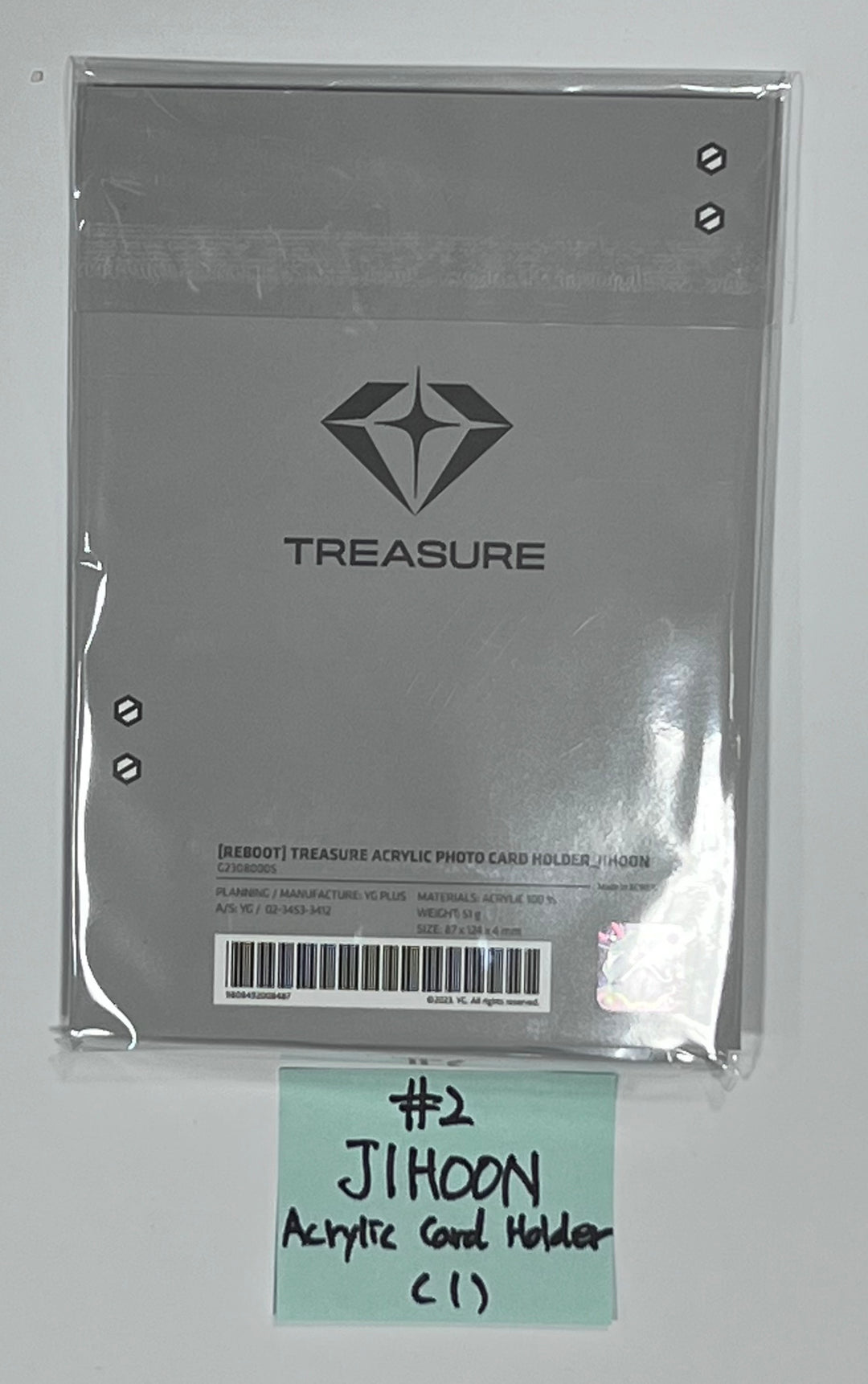 Treasure "REBOOT" - YG Official Pop-Up Store MD (Acrylic Card Holder, Keyring, Film Photo Frame)