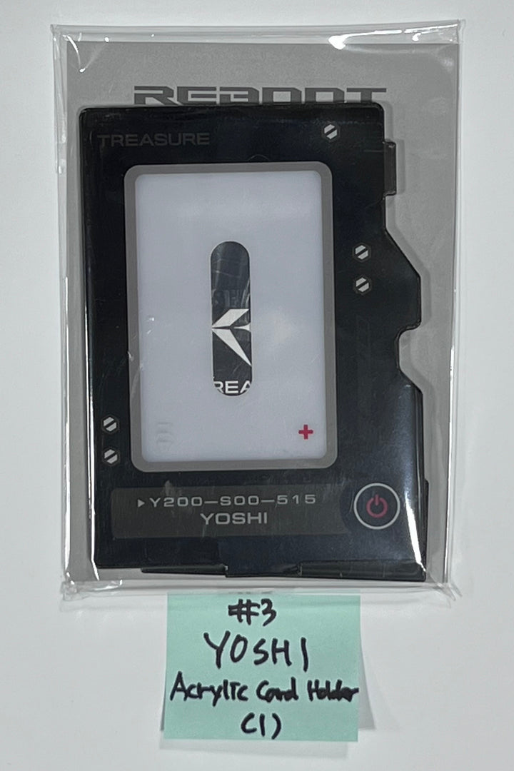 Treasure "REBOOT" - YG Official Pop-Up Store MD (Acrylic Card Holder, Keyring, Film Photo Frame)