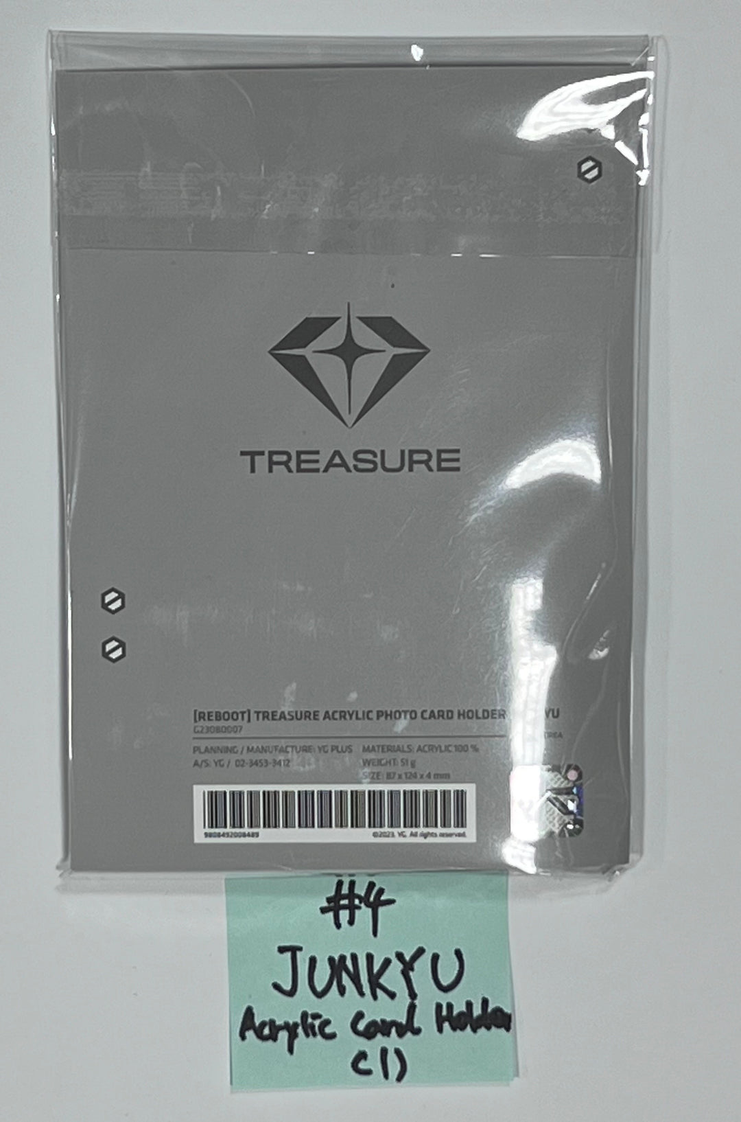 Treasure "REBOOT" - YG Official Pop-Up Store MD (Acrylic Card Holder, Keyring, Film Photo Frame)