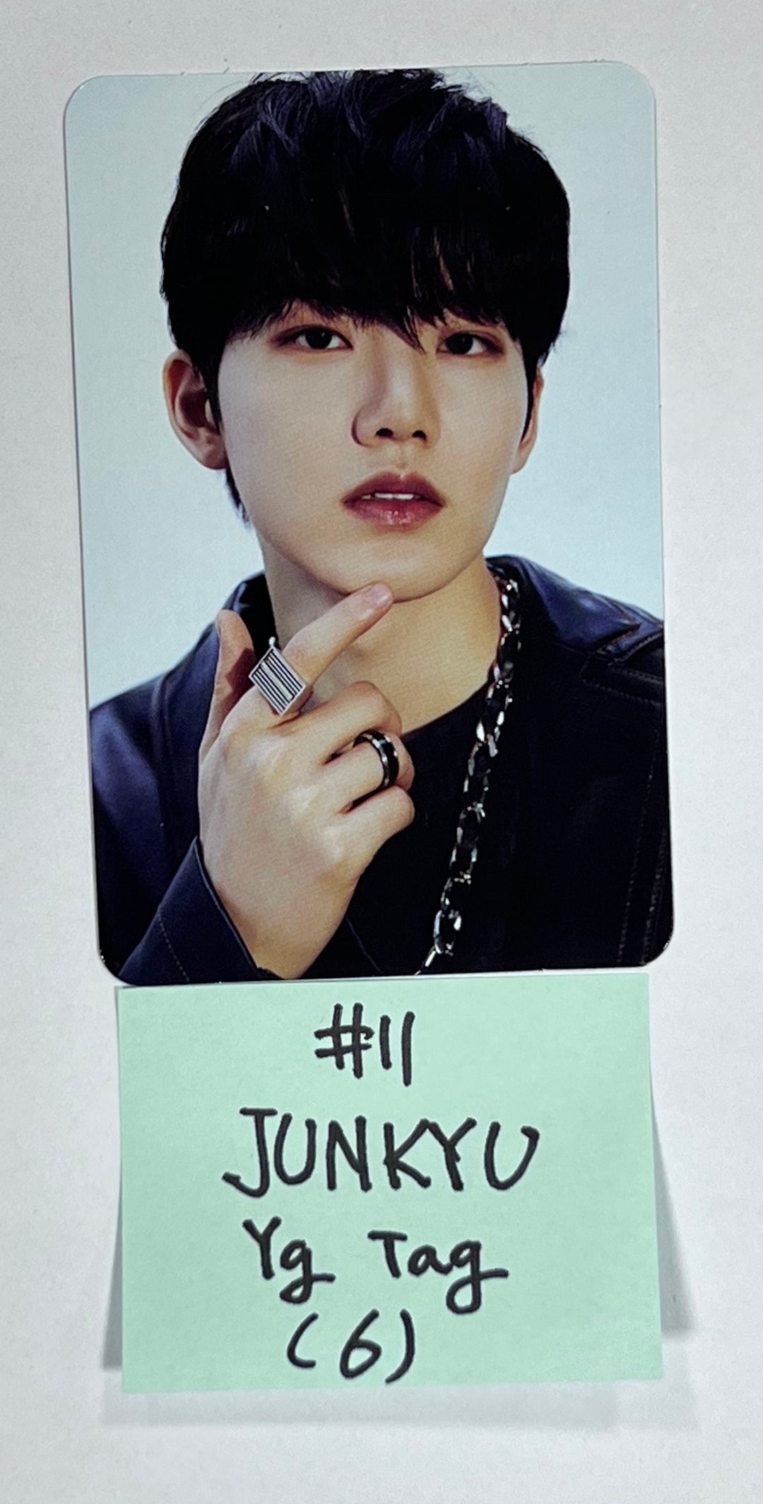 Treasure 2nd Full "REBOOT" - Official Photocard (YG Tag Album) [White & Red Ver.]
