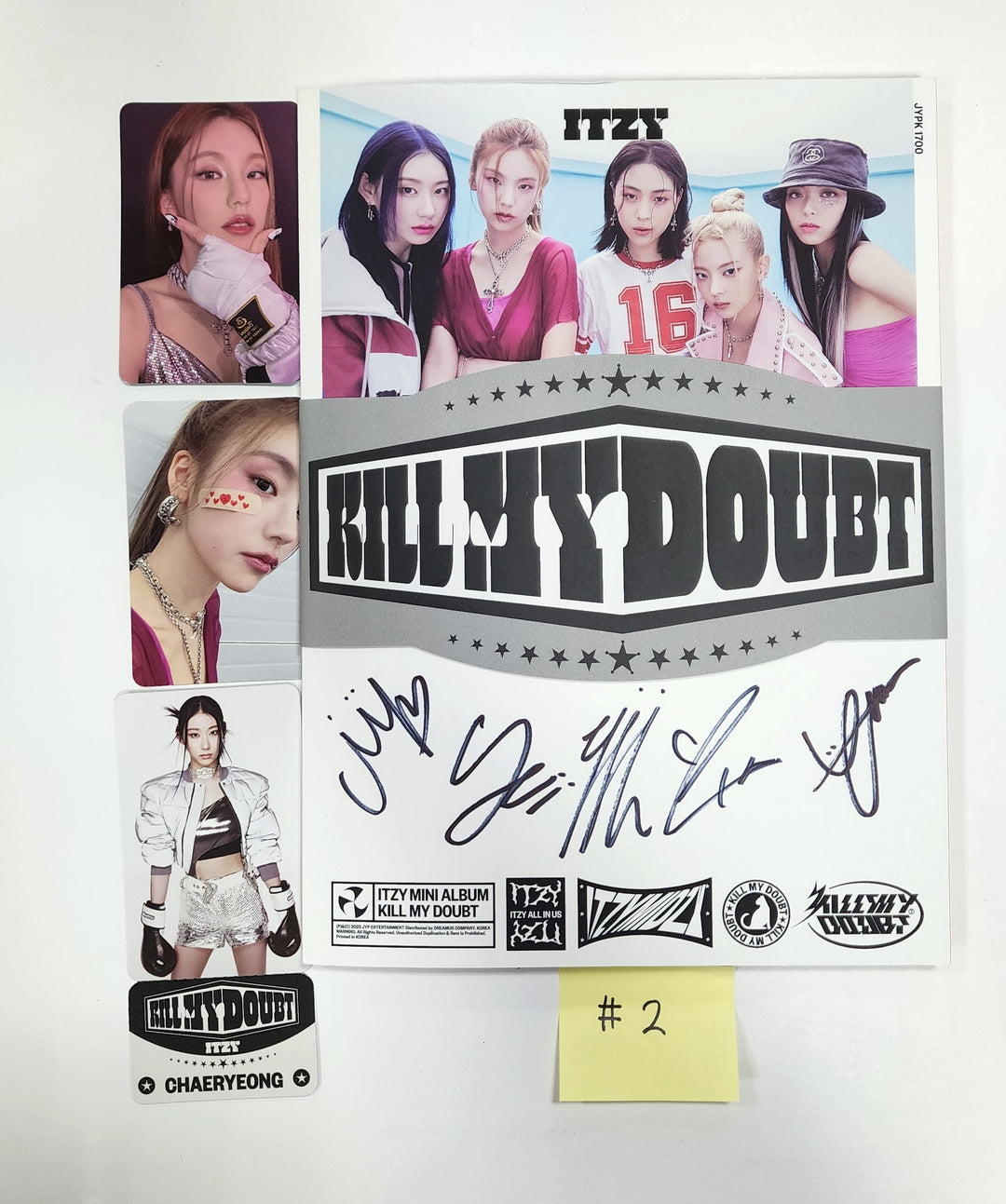 Itzy "Kill My Doubt" - Hand Autographed(Signed) Promo Album