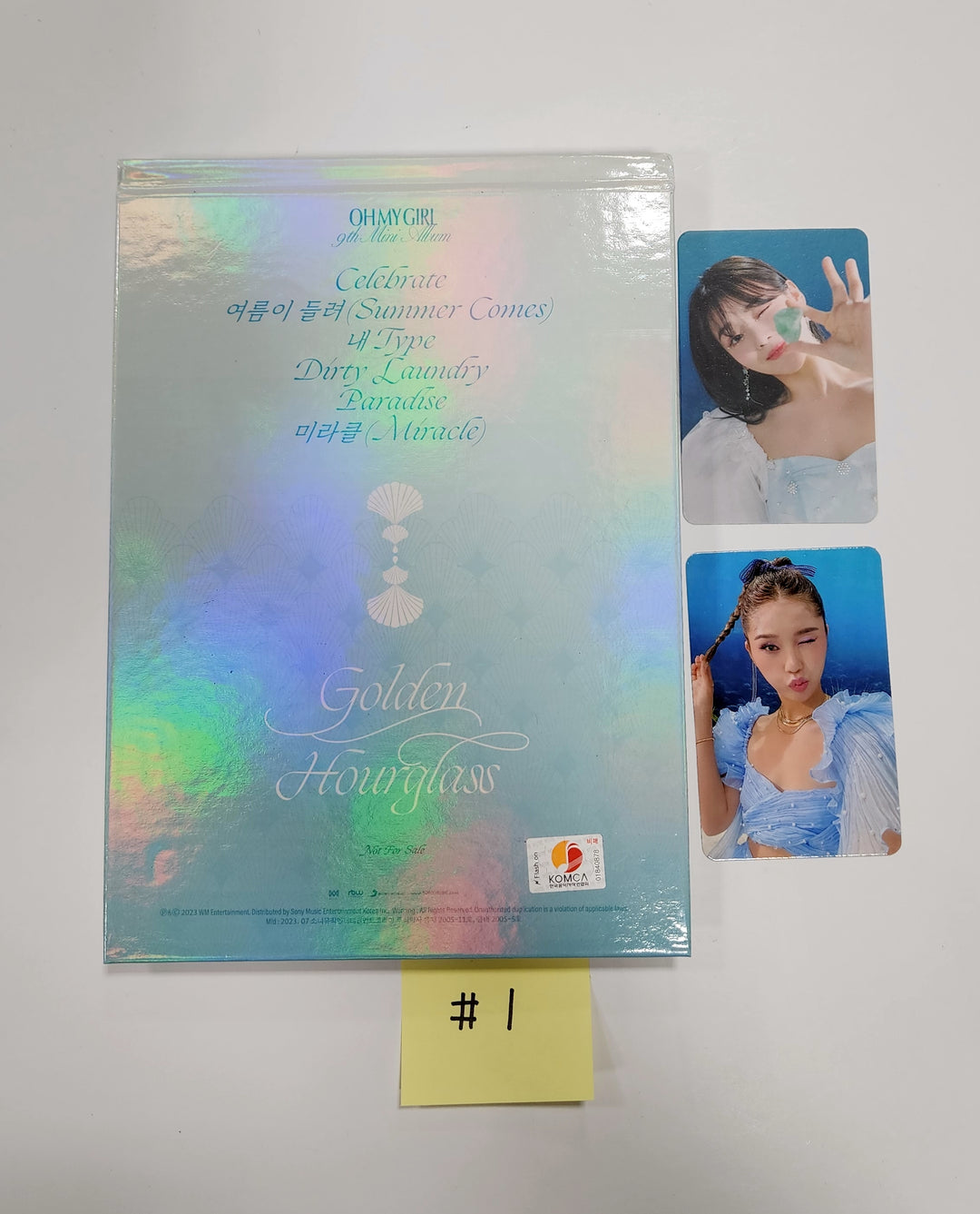 Oh My Girl "Golden Hourglass" - Hand Autographed(Signed) Promo Album