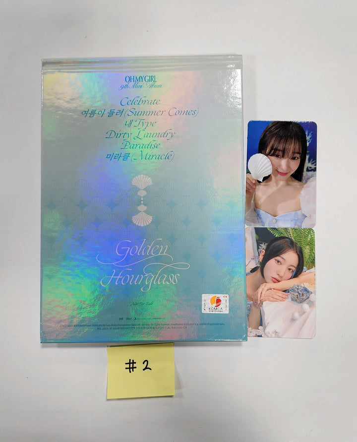 Oh My Girl "Golden Hourglass" - Hand Autographed(Signed) Promo Album