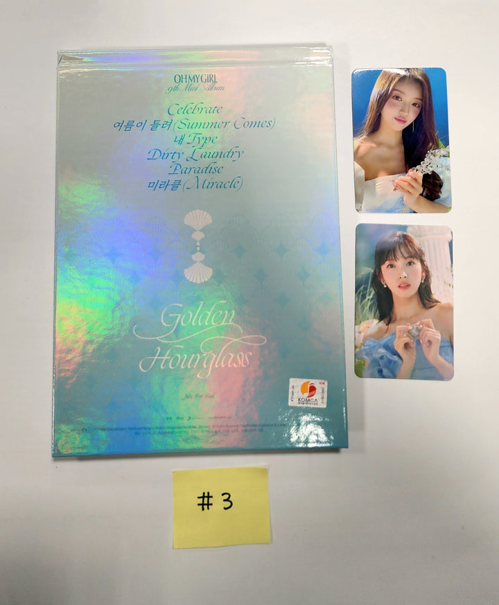 Oh My Girl "Golden Hourglass" - Hand Autographed(Signed) Promo Album - HALLYUSUPERSTORE