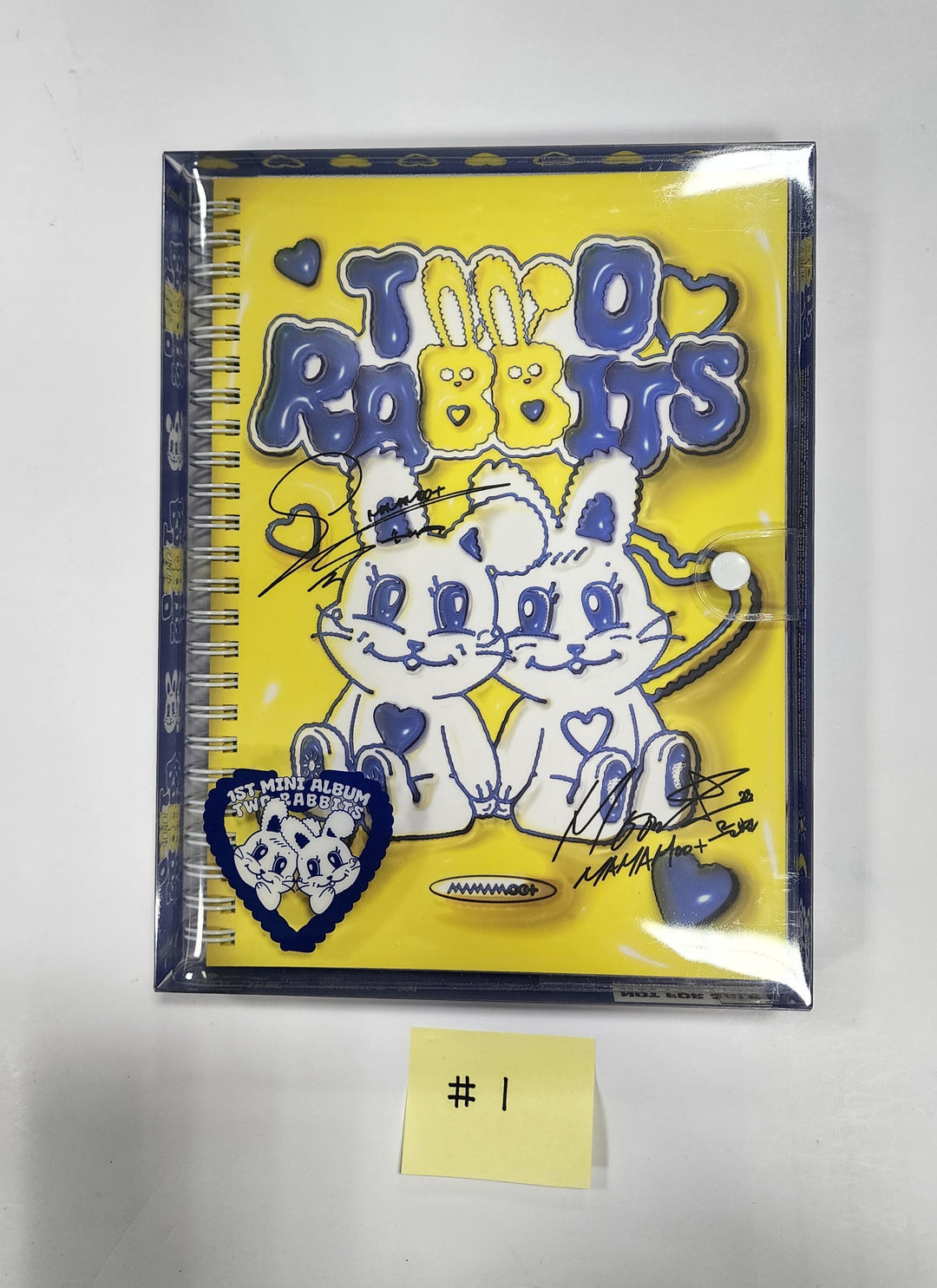 Mamamoo+ "Two Rabbits" - Autographed(Printed Signed) Promo Album - Must Read !