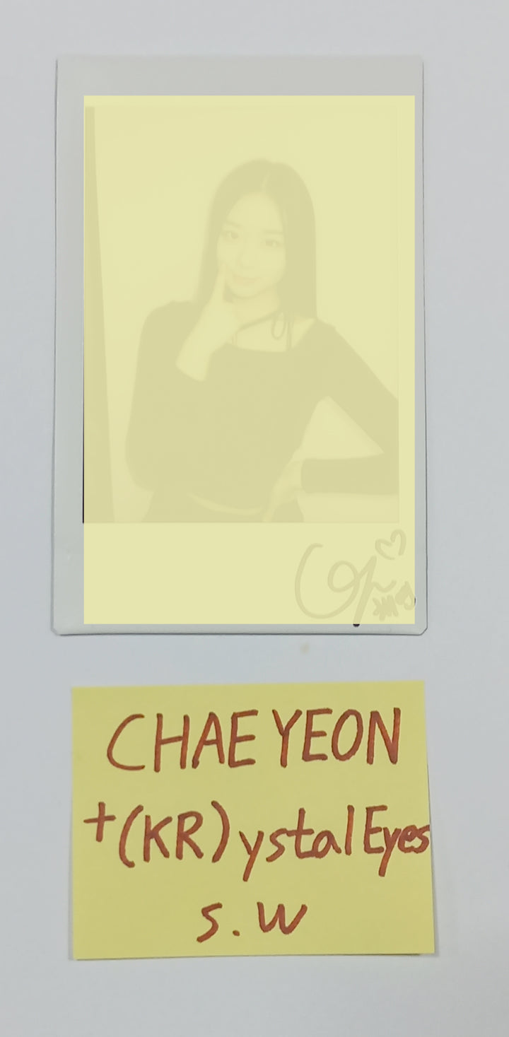 Chae Yeon (Of (KR)ystal Eyes) "AESTHETIC" - Hand Autographed(Signed) Polaroid
