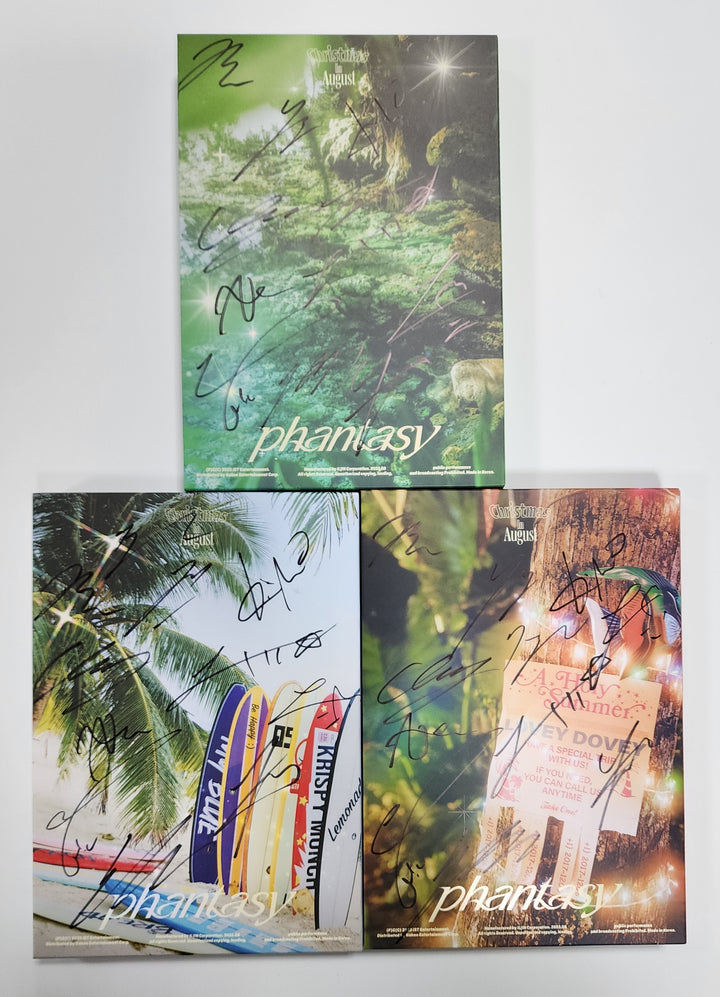 The Boyz ""PHANTASY" pt.1 Christmas in August - Hand Autographed(Signed) Promo Album - HALLYUSUPERSTORE