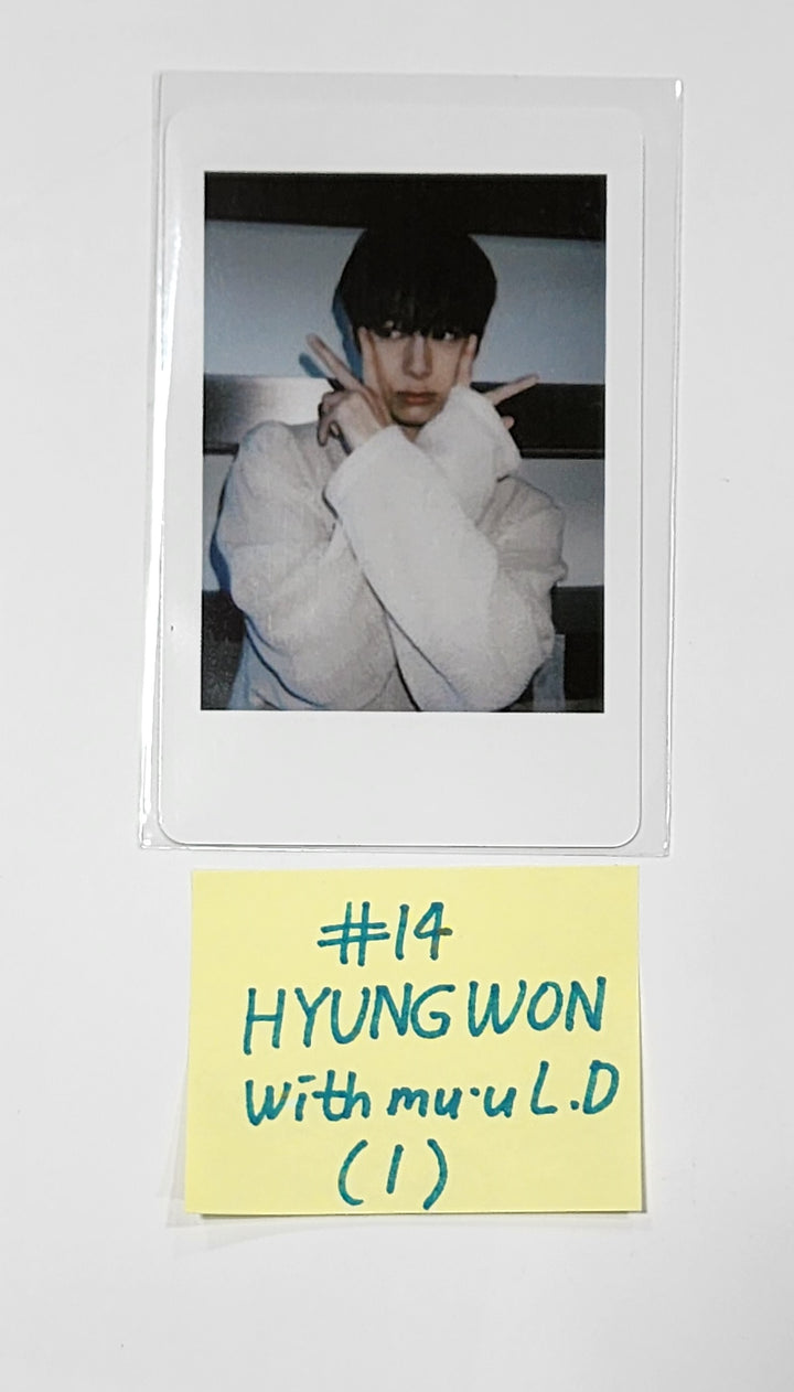 Shownu X Hyungwon "The Unseen" - Withmuu Lucky Draw Event PVC Photocard, Hand Autographed(Signed) PVC Photocard