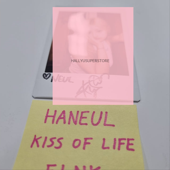 HANEUL (Of KISS OF LIFE) "KISS OF LIFE" - Hand Autographed(Signed) Polaroid
