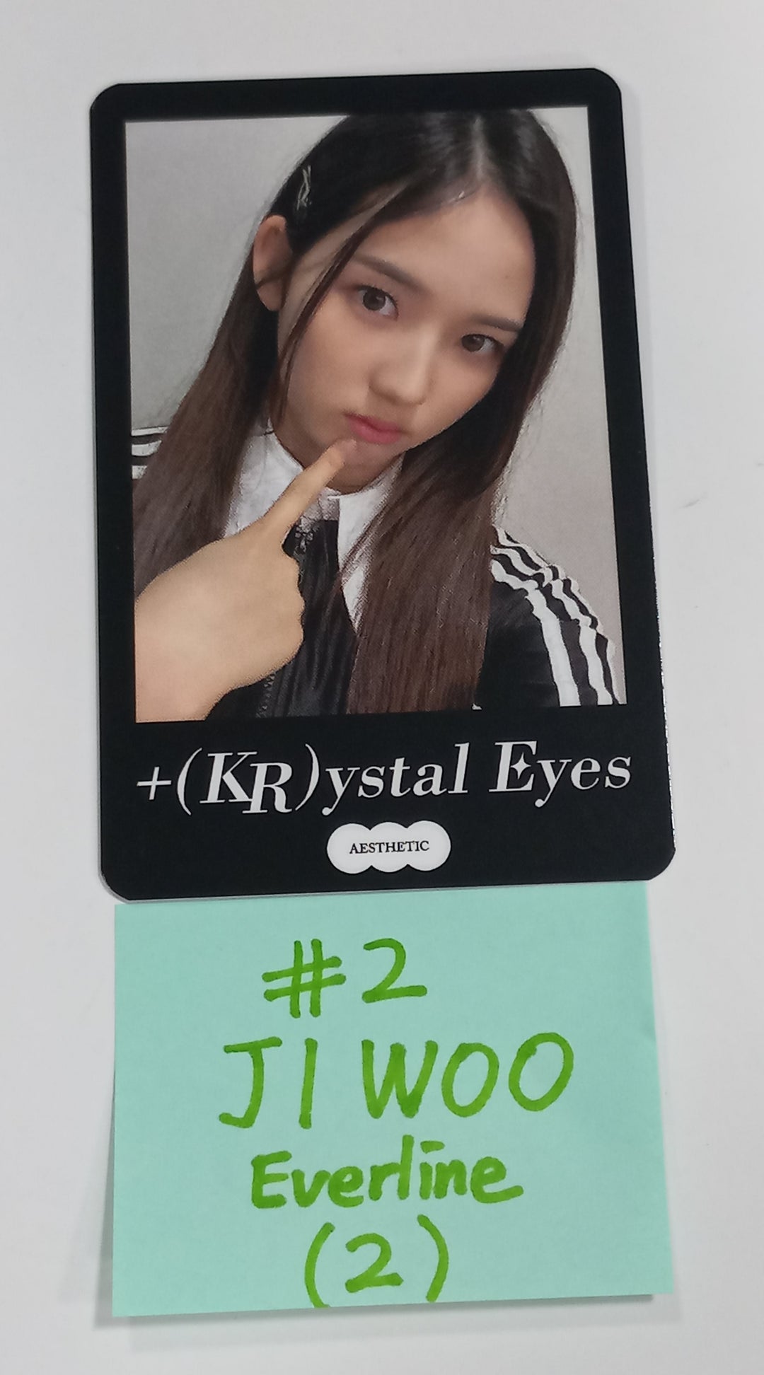 +(KR)ystal Eyes "AESTHETIC" - Everline Fansign Event Polaroid Type Photocard Round 3 - HALLYUSUPERSTORE