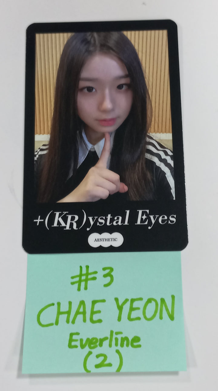 +(KR)ystal Eyes "AESTHETIC" - Everline Fansign Event Polaroid Type Photocard Round 3 - HALLYUSUPERSTORE